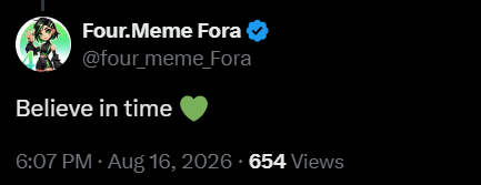 Believe in time